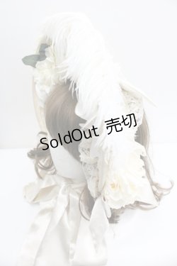 画像3: Triple fortune / ローズリボンドールボンネット  生成り I-26-01-27-033-EL-AC-SA-ZI