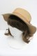 画像1: axes femme / フラワー雑材カンカン帽  ベージュ I-26-01-27-037-AX-AC-SA-ZI (1)
