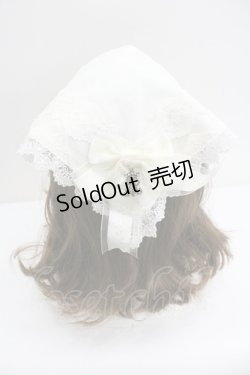 画像3: ALICE and the PIRATES / レースバブーシュカ  生成り I-26-01-27-049-PA-AC-SA-ZI