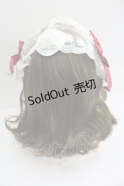 画像3: BABY,THE STARS SHINE BRIGHT / Lady Victorian Rose Jewelry 想いは薔薇の花びらの上に 柄ヘッドドレス  ピンク I-26-01-27-050-BA-AC-SA-ZI