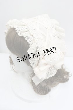 画像1: Hoshibako Works / ローズ・レディヘッドドレス  生成り I-26-01-27-054-LO-AC-SA-ZI