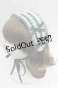 LOLITAその他(お買取対象外) / ギンガムチェックヘッドドレス  グリーン I-26-01-27-056-LO-AC-SA-ZI