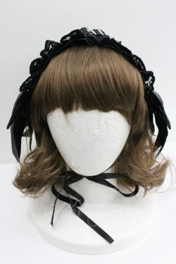 画像2: LOLITAその他(お買取対象外) / 合皮ヘッドドレス  ブラック I-26-01-27-057-LO-AC-SA-ZI