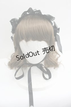 画像2: Angelic Pretty / Holy Pearl ヘッドドレス  黒Ｘ白 I-26-01-27-058-AP-AC-SA-ZI