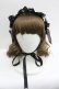画像2: Angelic Pretty / Holy Pearl ヘッドドレス  黒Ｘ白 I-26-01-27-058-AP-AC-SA-ZI (2)