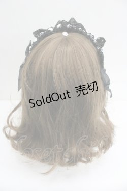 画像3: Angelic Pretty / Holy Pearl ヘッドドレス  黒Ｘ白 I-26-01-27-058-AP-AC-SA-ZI