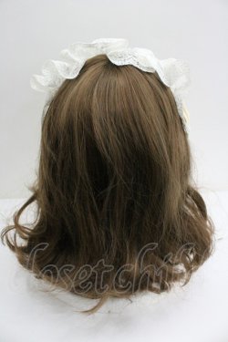 画像3: ATELIER PIERROT / レースリボンヘッドドレス (オリジナルレース)　  生成り I-26-01-27-061-EL-AC-SA-ZI