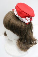 画像3: Angelic Pretty / MilkshakeサーキュラーワンピースSetのハット  赤 I-26-01-27-064-AP-OP-SA-ZTK033 (3)