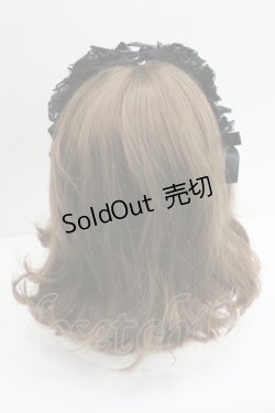 画像3: MARBLE / レースヘッドドレス  黒 I-26-01-27-066-GO-AC-SA-ZT610-F003