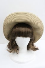 画像2: MILK / summerブリムHAT  ブラウン I-26-01-27-007-ML-AC-SA-ZTK037 (2)