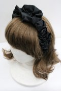 LOLITAその他(お買取対象外) / ギャザーカチューシャ  ブラック I-26-01-27-076-LO-AC-SA-ZI