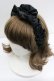 画像1: LOLITAその他(お買取対象外) / ギャザーカチューシャ  ブラック I-26-01-27-076-LO-AC-SA-ZI (1)
