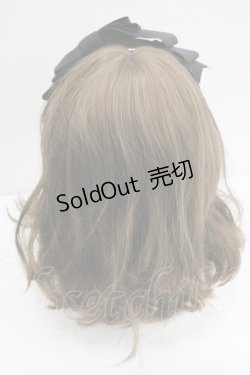 画像2: Innocent World / グログランリボンカチューシャ  黒 I-26-01-27-077-IW-AC-SA-ZI