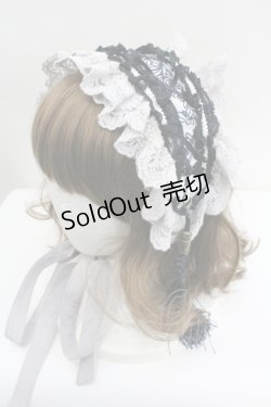 画像1: Ozz oneste / タッセルヘッドドレス  グレーＸネイビー I-26-01-27-080-OO-AC-SA-ZI