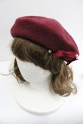 m petit by misako / AMミニリボンバスクベレー  ボルドー I-26-01-27-083-LO-AC-SA-ZI