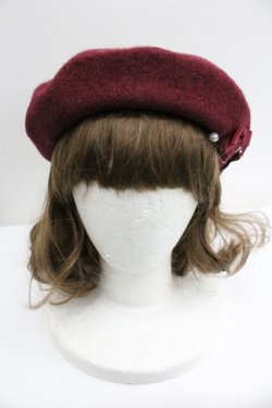 画像2: m petit by misako / AMミニリボンバスクベレー  ボルドー I-26-01-27-083-LO-AC-SA-ZI