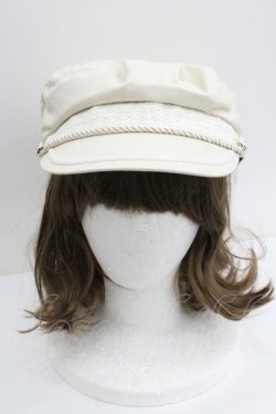 画像2: axes femme / クラシカルマリンキャス  生成り I-26-01-27-009-AX-AC-SA-ZI