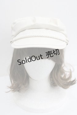 画像2: axes femme / クラシカルマリンキャス  生成り I-26-01-27-009-AX-AC-SA-ZI