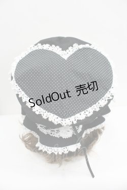 画像3: Moonrise Theater / "Love"ナイトキャップ  黒ｘ白 I-26-01-27-091-EL-AC-SA-ZI