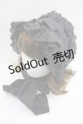 Victorian maiden / ハーベストレーシーボンネット  黒 I-26-01-27-092-CL-AC-SA-ZI
