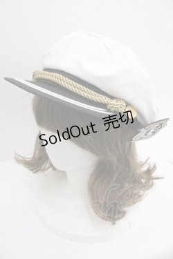 画像1: metamorphose / セーラーハット  白Ｘ黒 I-26-01-27-010-ME-AC-SA-ZI