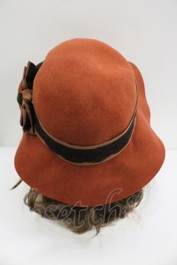 画像3: axes femme / レースリボンハット  オレンジ I-26-01-27-098-AX-AC-SA-ZI