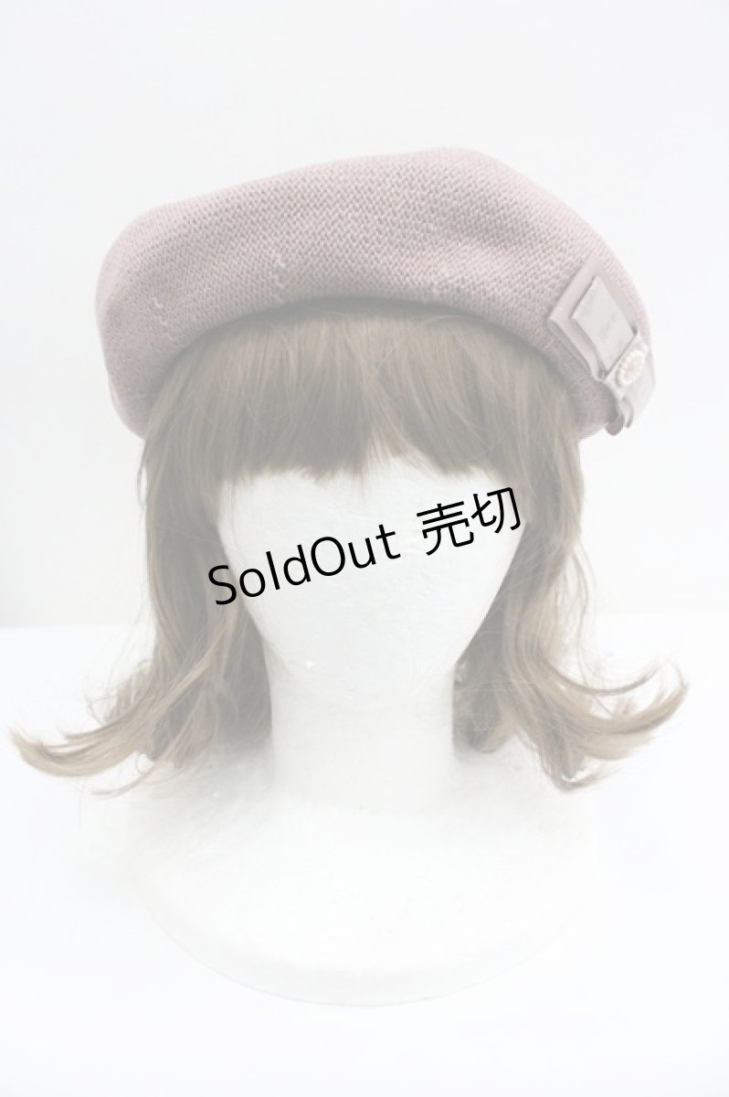 画像2: m petit by misako / NINA'S AM カメオベレー  ピンク I-26-01-27-099-LO-AC-SA-ZTK037 (2)