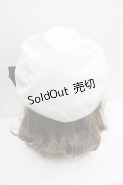 画像3: metamorphose / セーラーハット  白Ｘ黒 I-26-01-27-010-ME-AC-SA-ZI