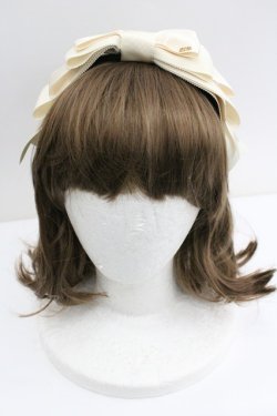 画像1: Innocent World / リボンカチューシャ  生成り I-26-01-27-104-IW-AC-SA-ZI