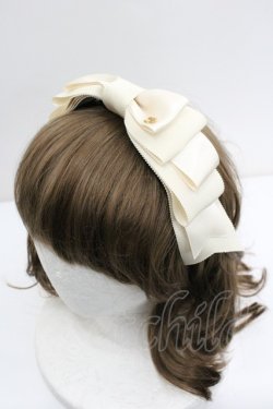 画像3: Innocent World / リボンカチューシャ  生成り I-26-01-27-104-IW-AC-SA-ZI