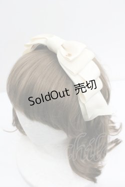 画像3: Innocent World / リボンカチューシャ  生成り I-26-01-27-104-IW-AC-SA-ZI