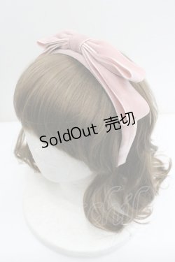 画像3: PINK HOUSE / big ribbon katyusha  ピンク I-26-01-27-106-LO-AC-SA-ZI