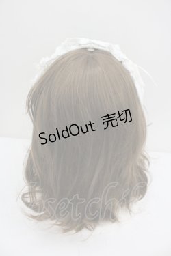 画像3: BABY,THE STARS SHINE BRIGHT / はしごレースのスピンドールヘッドドレス(バーバリー)  白 I-26-01-27-109-BA-AC-SA-ZI