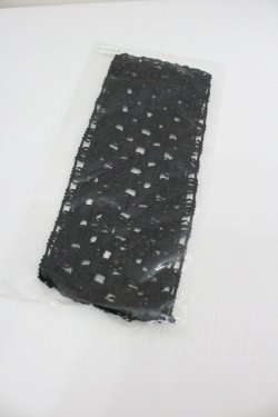 画像1: MARBLE / メッシュヘアバンド  黒 I-26-01-27-110-GO-AC-SA-ZI