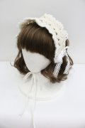 LOLITAその他(お買取対象外) / モヘアヘッドドレス  シロ×ゴールド I-26-01-27-112-LO-ZA-SA-ZI
