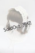 LOLITAその他(お買取対象外) / モヘアヘッドドレス  シロ×ゴールド I-26-01-27-112-LO-ZA-SA-ZI