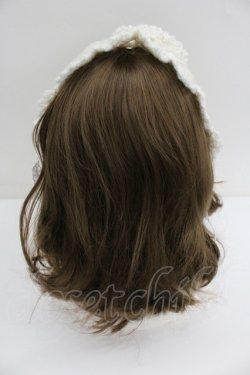 画像3: LOLITAその他(お買取対象外) / モヘアヘッドドレス  シロ×ゴールド I-26-01-27-112-LO-ZA-SA-ZI