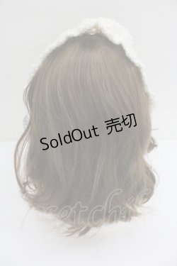 画像3: LOLITAその他(お買取対象外) / モヘアヘッドドレス  シロ×ゴールド I-26-01-27-112-LO-ZA-SA-ZI