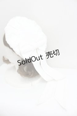 画像1: Moi-meme-Moitie / Gardeniaヘッドドレス  白 I-26-01-27-115-MO-AC-SA-ZI