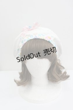 画像1: Nile Perch / babyベレー  白 I-26-01-27-116-LO-AC-SA-ZT0206V