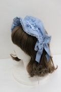 axes femme kawaii / ドットチュールフリルカチューシャ  青 I-26-01-27-117-AX-AC-SA-ZI