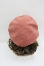 画像2: Jane Marple / ロゴエンブレムウールベレー  ピンク I-26-01-27-119-JM-AC-SA-ZTK033 (2)