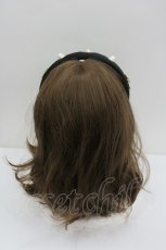 画像3: Amavel / ビジューサテンカチューシャ  ブラック I-26-01-27-122-CA-ZA-SA-ZT610-F006 (3)