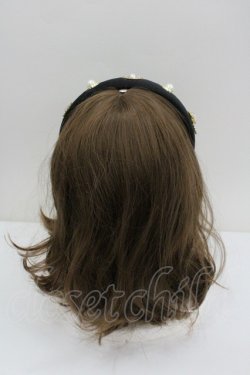 画像3: Amavel / ビジューサテンカチューシャ  ブラック I-26-01-27-122-CA-ZA-SA-ZI