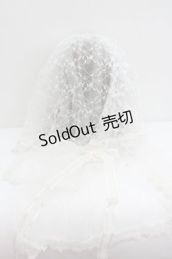 画像1: BABY,THE STARS SHINE BRIGHT / フラワーレースビジューヴェール  白 I-26-01-27-123-BA-AC-SA-ZI