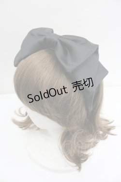 画像1: Secret Honey / リボンカチューシャ  黒 I-26-01-27-012-CA-AC-SA-ZT618-F001