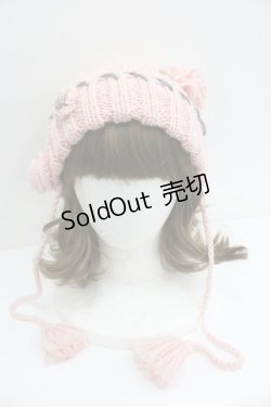 画像2: MILK / モチーフ付きニット帽  ピンク I-26-01-27-015-ML-ZA-SA-ZI