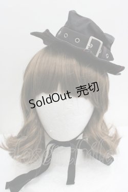 画像2: GOTHPUNKその他(買取対象外) / 変形ベルトミニハット  黒Ｘ赤 I-26-01-27-002-PU-AC-SA-ZI