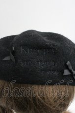 画像4: m petit by misako / サンリオキャラクターズコラボ クロミ ベレー  中黒 I-26-01-27-017-LO-AC-SA-ZTK037 (4)