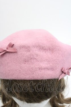 画像4: m petit by misako / サンリオキャラクターズコラボ マイメロディ ベレー M 中桃 I-26-01-27-018-LO-AC-SA-ZI